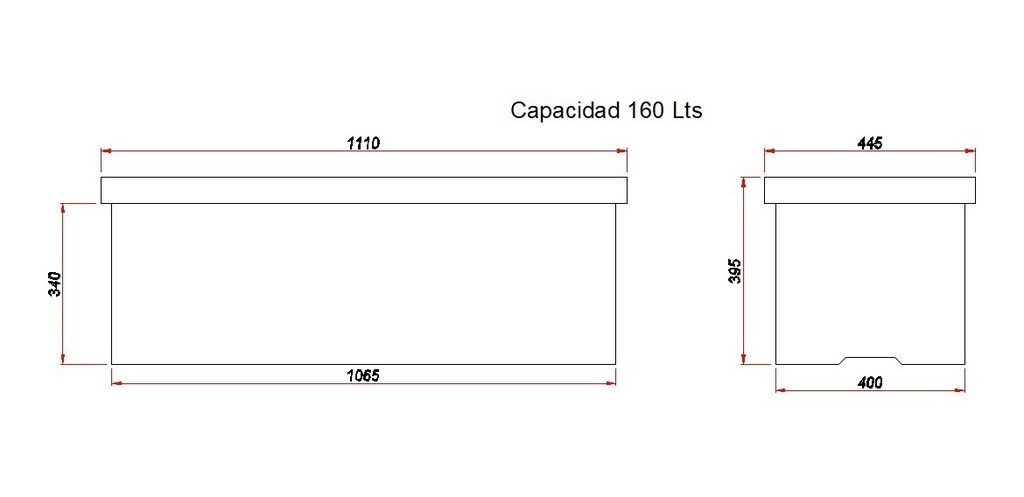 Batea Anti Derrame 160 Litros - Infinity Rotomolding