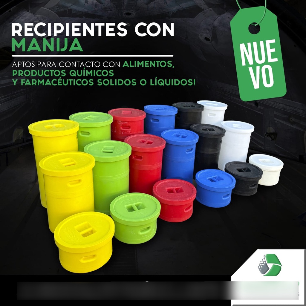 Recipiente Cilíndrico 30l - Infinity Rotomolding